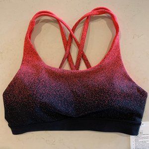Lululemon Black/Red Energy Sports Bra Size 6